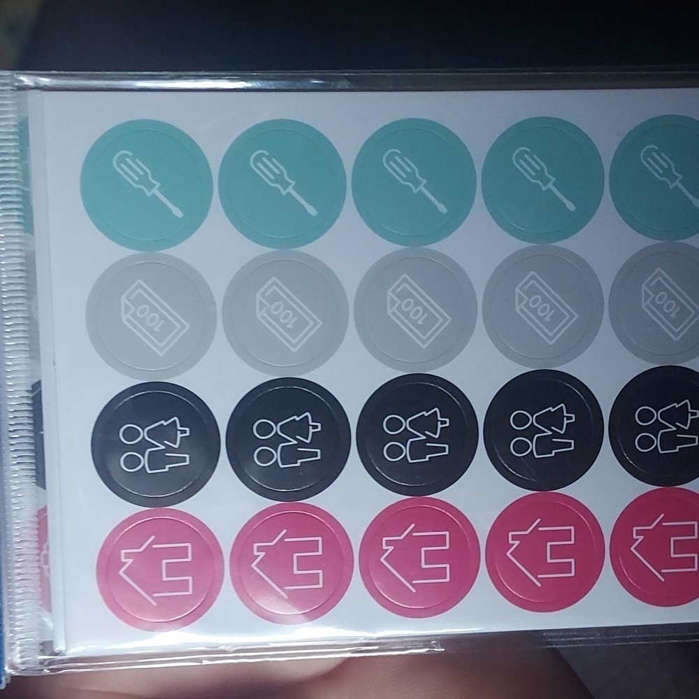 LOVE nicole stickers 560 pc